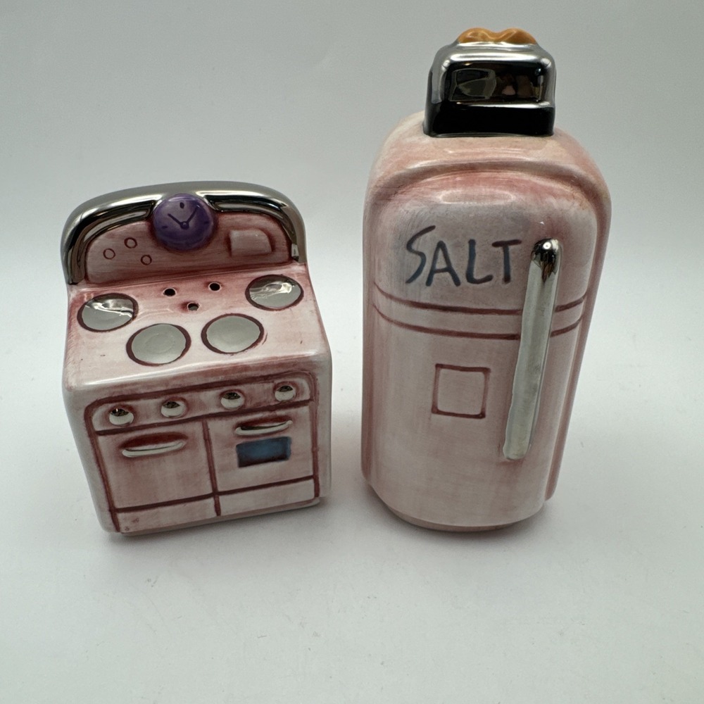 RUSS Jerry Berta Diner Collection Salt And Pepper Shakers New In‎ Box